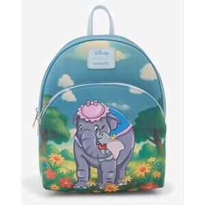 Loungefly Disney Dumbo Flower Field Mini Backpack NWT